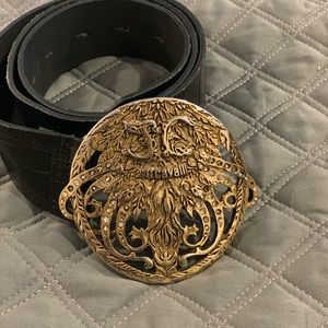 Roberto Cavalli belt w buckle